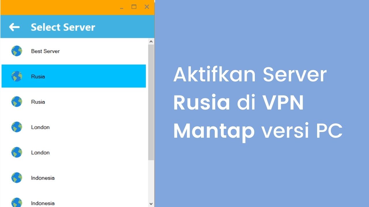 OmeTV Server Rusia VPN Mantap PC