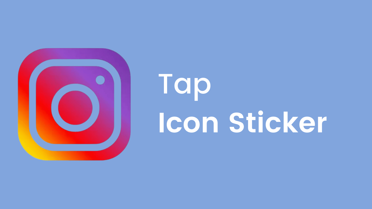 Tap Icon Sticker