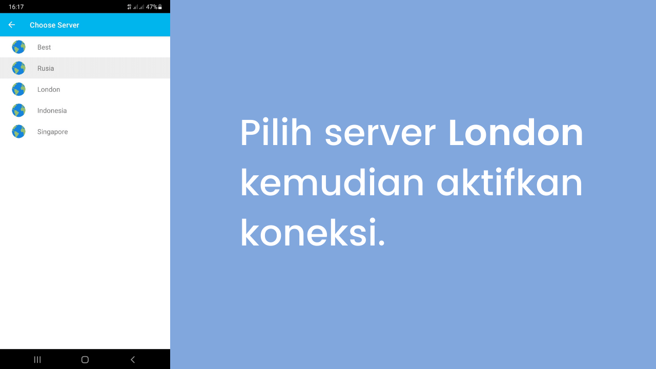 server London VPN Mantap